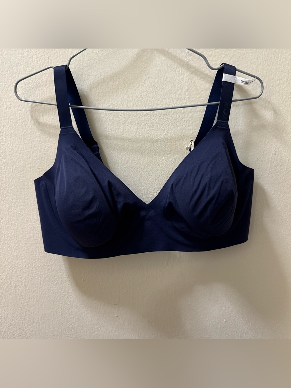 Smoothez By aerie Navy Underwire Seamless Support Bra Size 38DD
